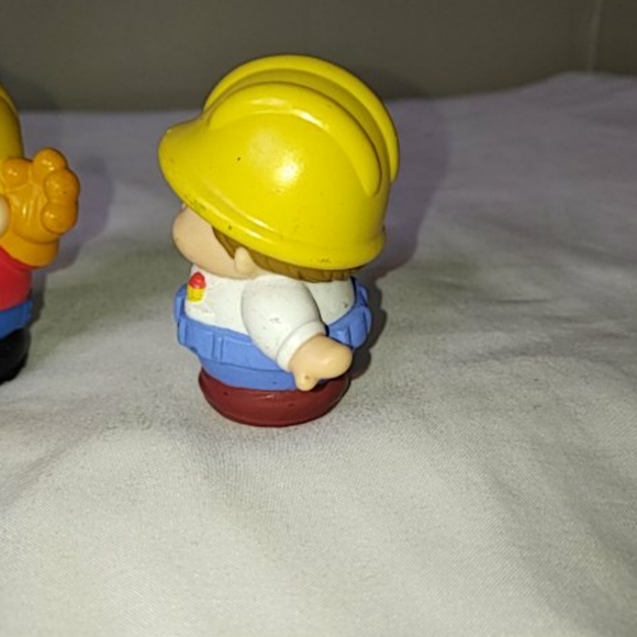 Vintage Little tikes Pair of Construction People 2 - Picture 5 of 7